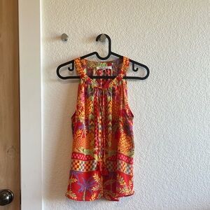 Rose & Olive Multicolor Camisole Top